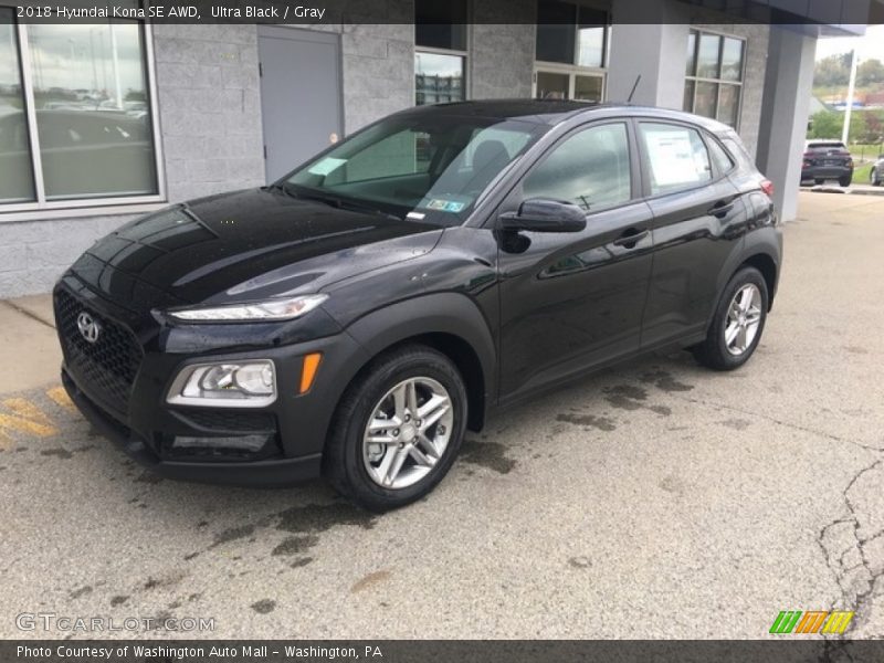 Ultra Black / Gray 2018 Hyundai Kona SE AWD