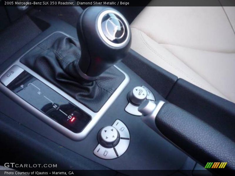 Diamond Silver Metallic / Beige 2005 Mercedes-Benz SLK 350 Roadster