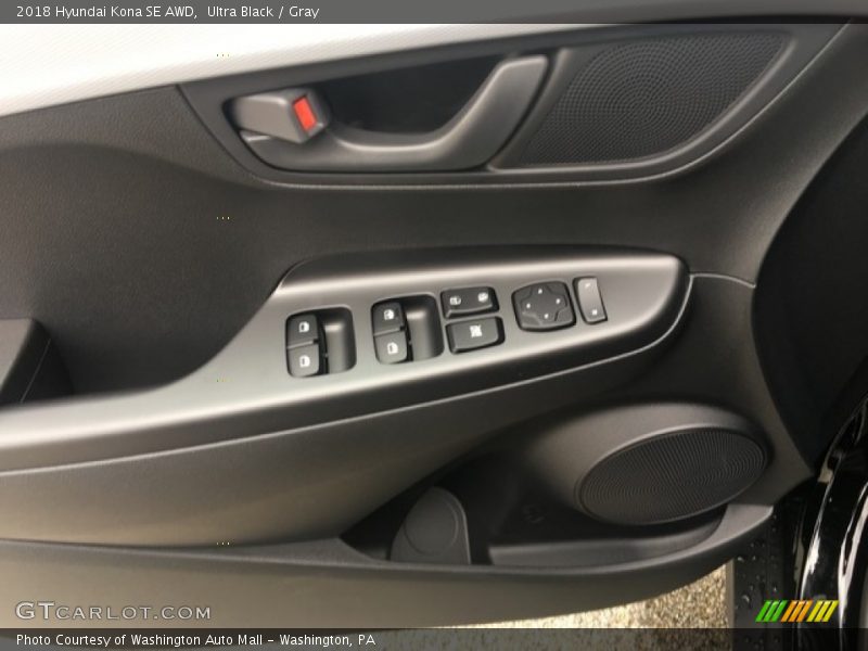 Ultra Black / Gray 2018 Hyundai Kona SE AWD