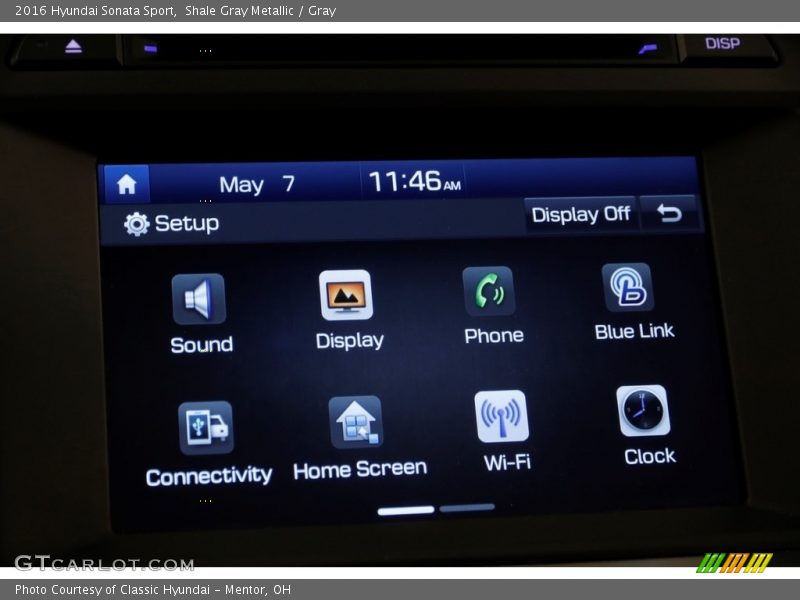 Shale Gray Metallic / Gray 2016 Hyundai Sonata Sport