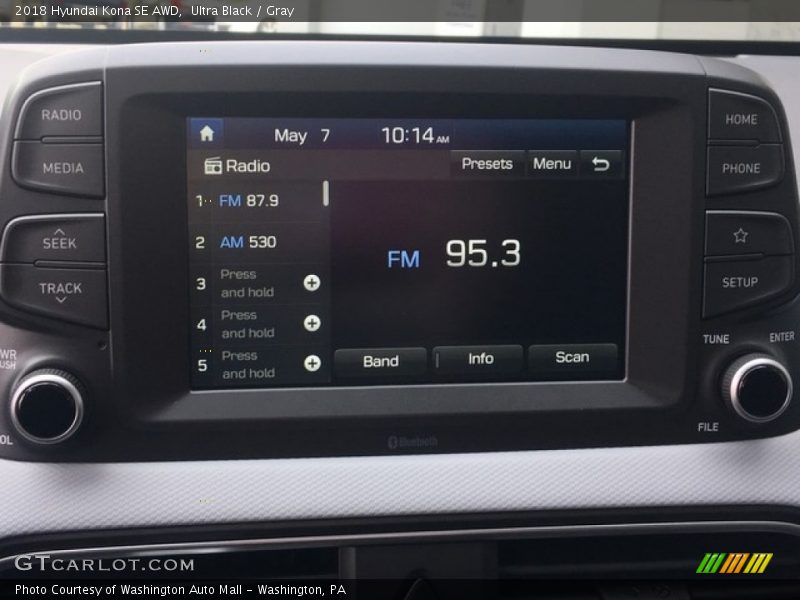 Ultra Black / Gray 2018 Hyundai Kona SE AWD