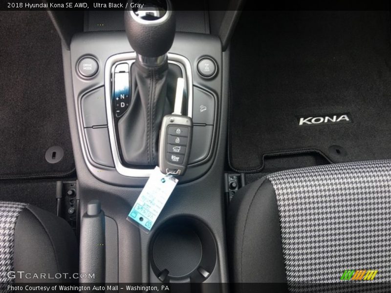 Ultra Black / Gray 2018 Hyundai Kona SE AWD