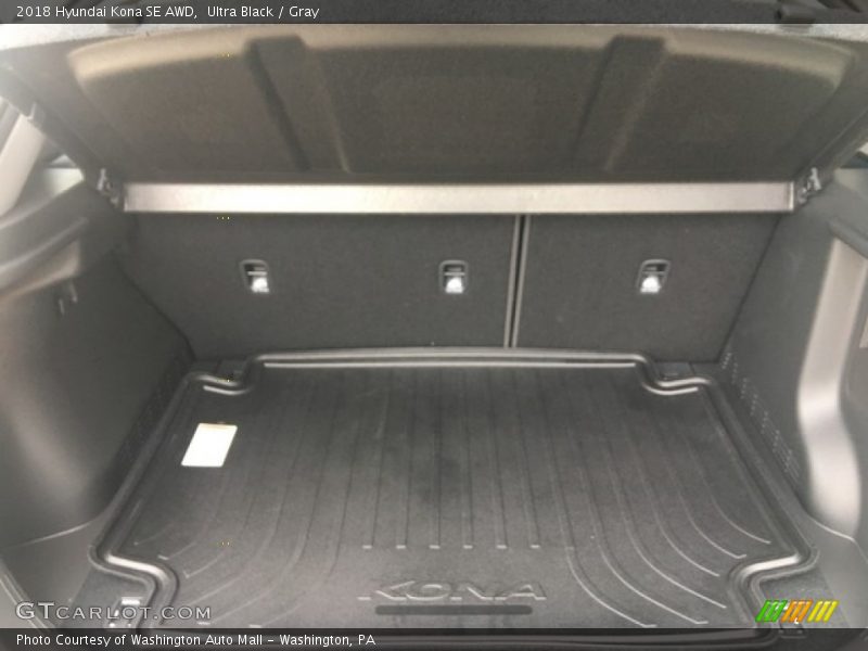 Ultra Black / Gray 2018 Hyundai Kona SE AWD