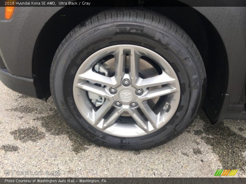 Ultra Black / Gray 2018 Hyundai Kona SE AWD