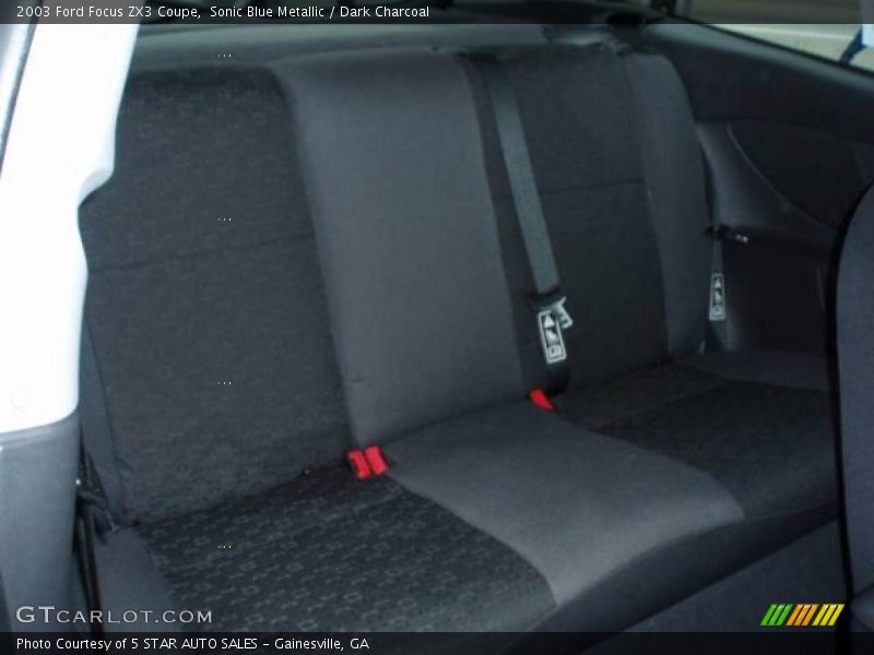 Sonic Blue Metallic / Dark Charcoal 2003 Ford Focus ZX3 Coupe