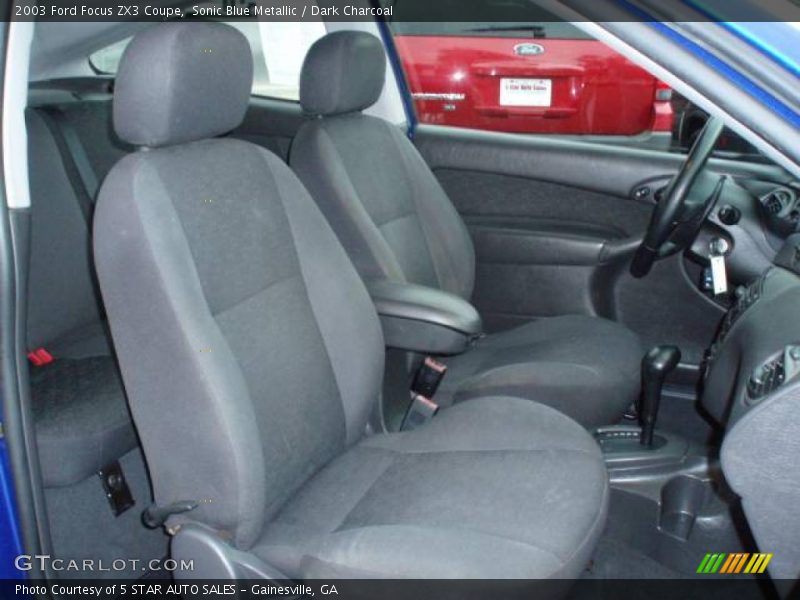 Sonic Blue Metallic / Dark Charcoal 2003 Ford Focus ZX3 Coupe