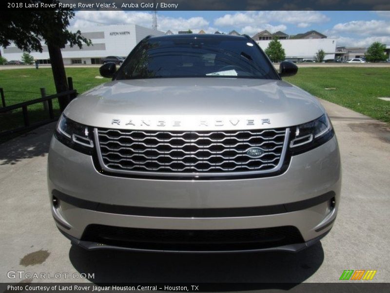 Aruba Gold / Ebony 2018 Land Rover Range Rover Velar S