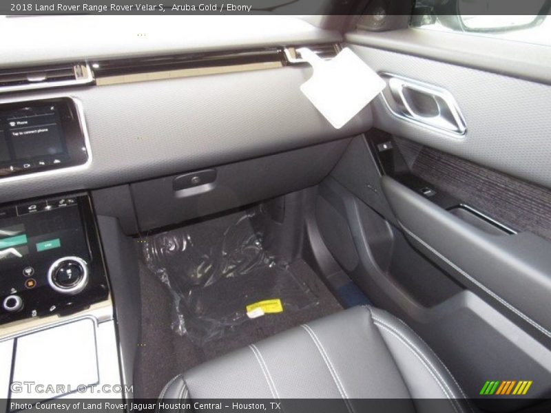 Aruba Gold / Ebony 2018 Land Rover Range Rover Velar S