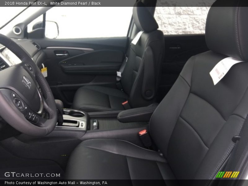 White Diamond Pearl / Black 2018 Honda Pilot EX-L