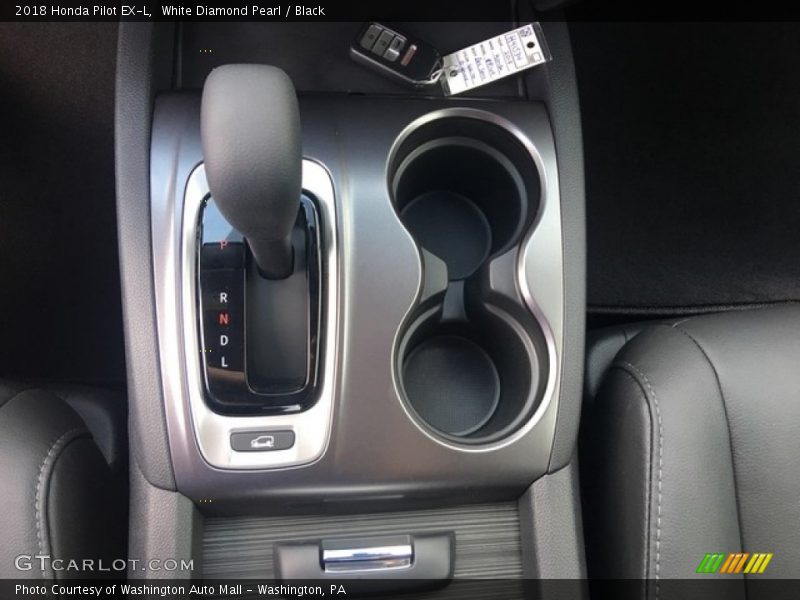 White Diamond Pearl / Black 2018 Honda Pilot EX-L