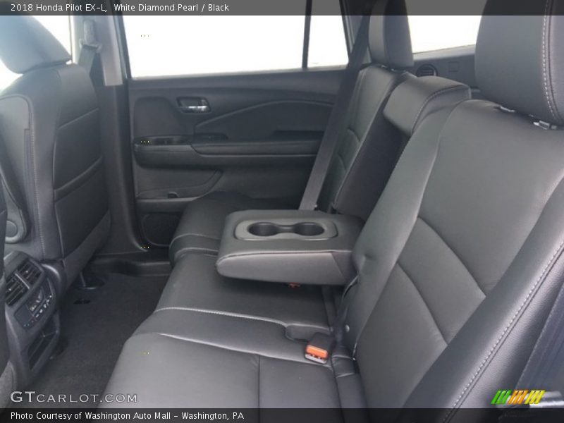 White Diamond Pearl / Black 2018 Honda Pilot EX-L