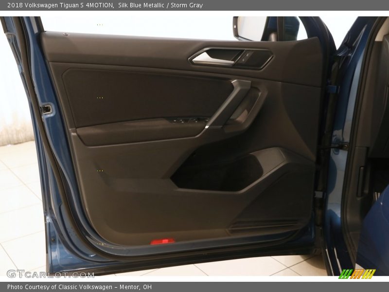 Silk Blue Metallic / Storm Gray 2018 Volkswagen Tiguan S 4MOTION