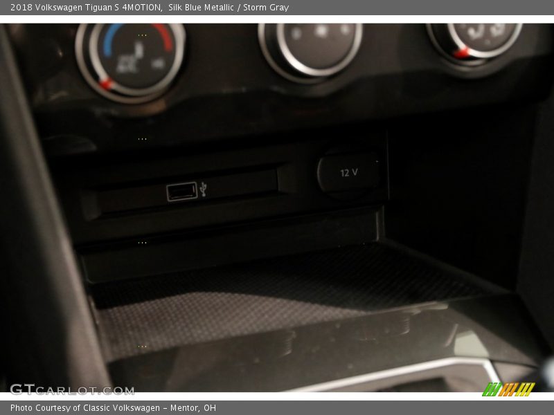 Silk Blue Metallic / Storm Gray 2018 Volkswagen Tiguan S 4MOTION