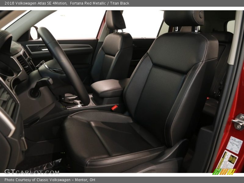 Front Seat of 2018 Atlas SE 4Motion