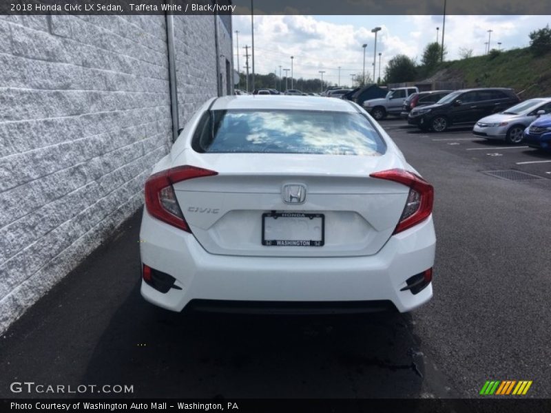 Taffeta White / Black/Ivory 2018 Honda Civic LX Sedan