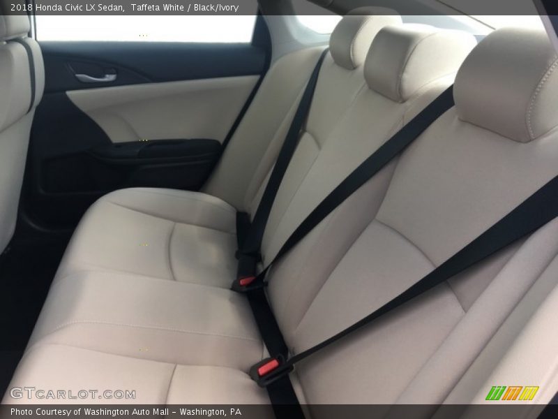 Taffeta White / Black/Ivory 2018 Honda Civic LX Sedan