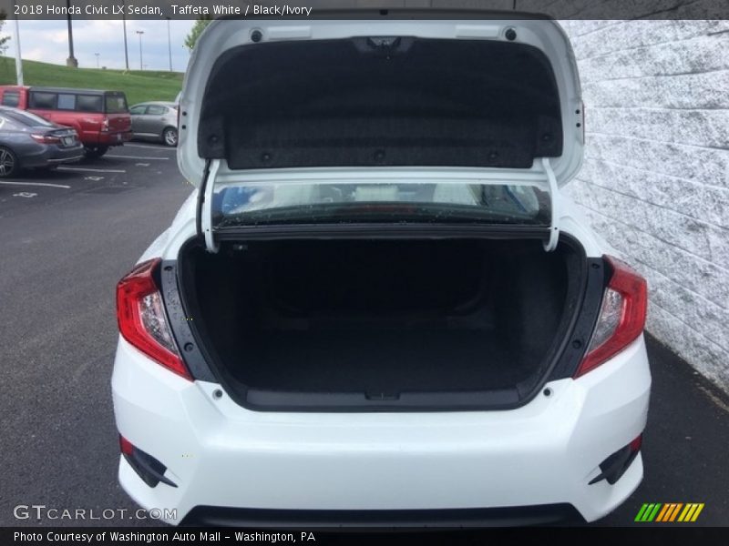 Taffeta White / Black/Ivory 2018 Honda Civic LX Sedan