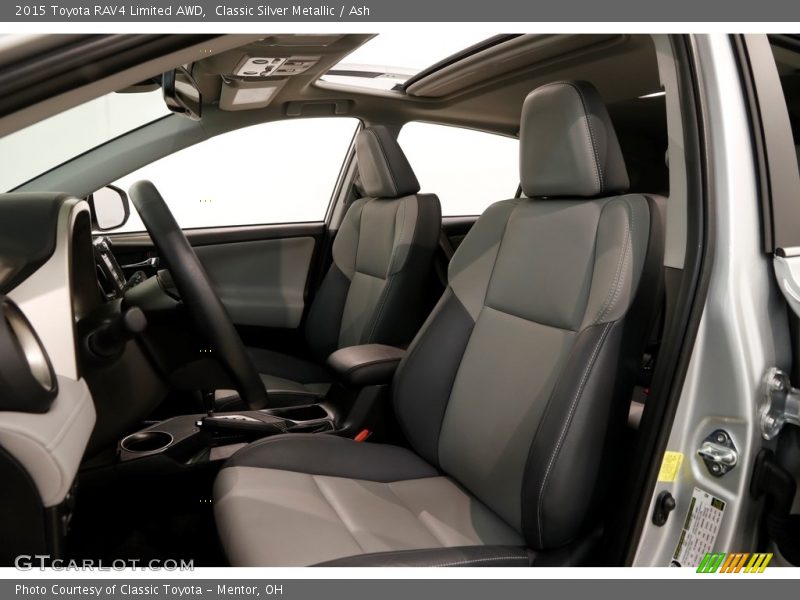 Classic Silver Metallic / Ash 2015 Toyota RAV4 Limited AWD