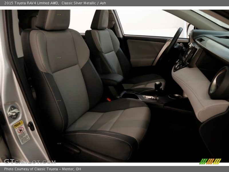Classic Silver Metallic / Ash 2015 Toyota RAV4 Limited AWD