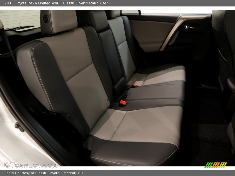 Classic Silver Metallic / Ash 2015 Toyota RAV4 Limited AWD