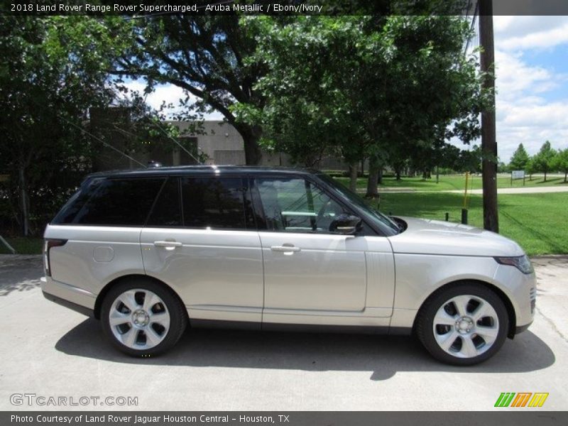 Aruba Metallic / Ebony/Ivory 2018 Land Rover Range Rover Supercharged