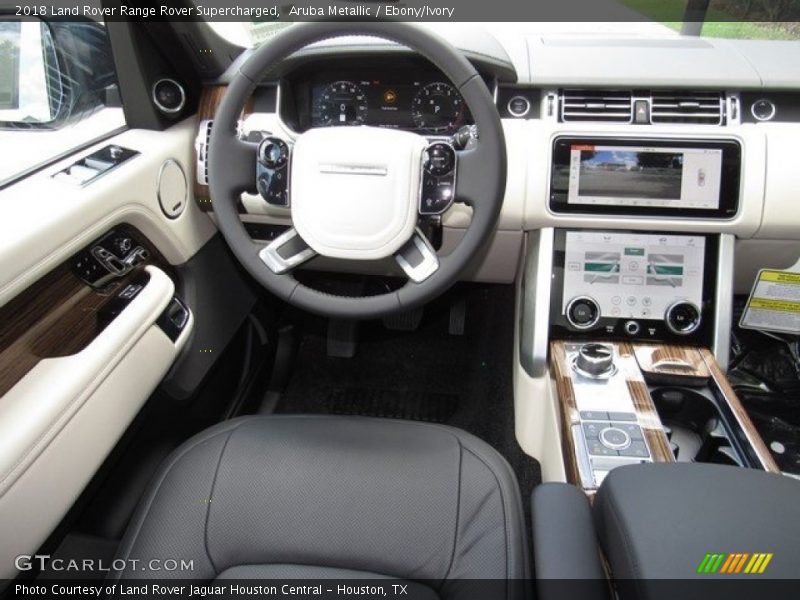 Aruba Metallic / Ebony/Ivory 2018 Land Rover Range Rover Supercharged