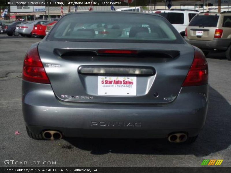 Greystone Metallic / Dark Pewter 2004 Pontiac Grand Prix GT Sedan