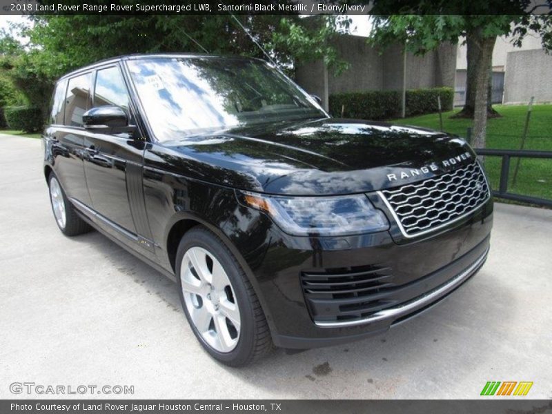 Santorini Black Metallic / Ebony/Ivory 2018 Land Rover Range Rover Supercharged LWB