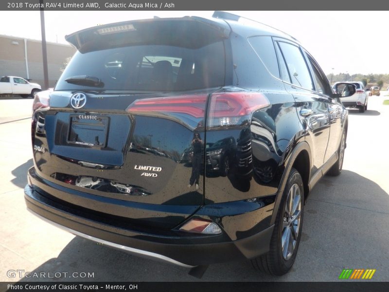 Galactic Aqua Mica / Ash 2018 Toyota RAV4 Limited AWD