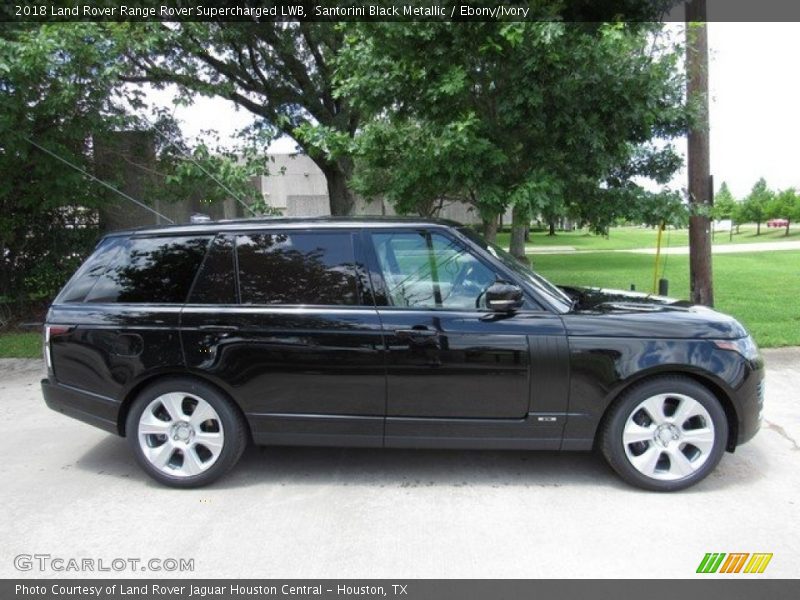 Santorini Black Metallic / Ebony/Ivory 2018 Land Rover Range Rover Supercharged LWB