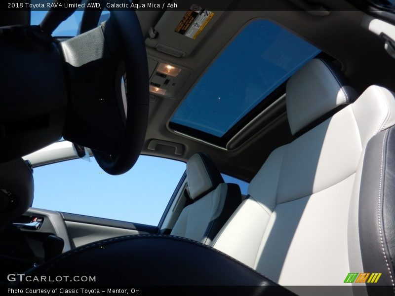 Galactic Aqua Mica / Ash 2018 Toyota RAV4 Limited AWD