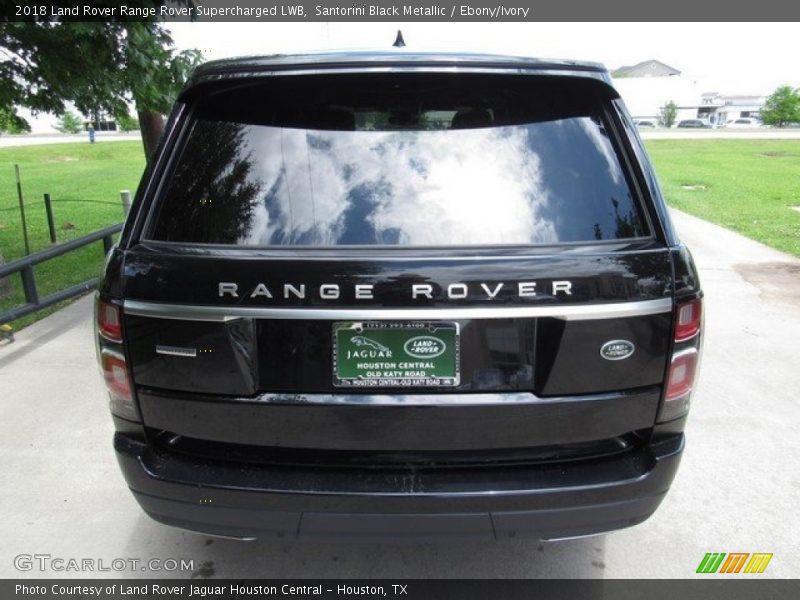 Santorini Black Metallic / Ebony/Ivory 2018 Land Rover Range Rover Supercharged LWB