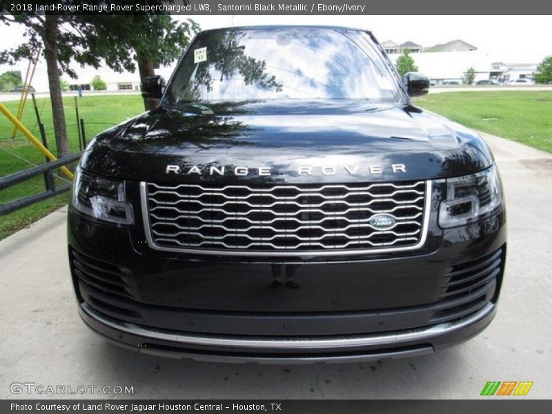 Santorini Black Metallic / Ebony/Ivory 2018 Land Rover Range Rover Supercharged LWB