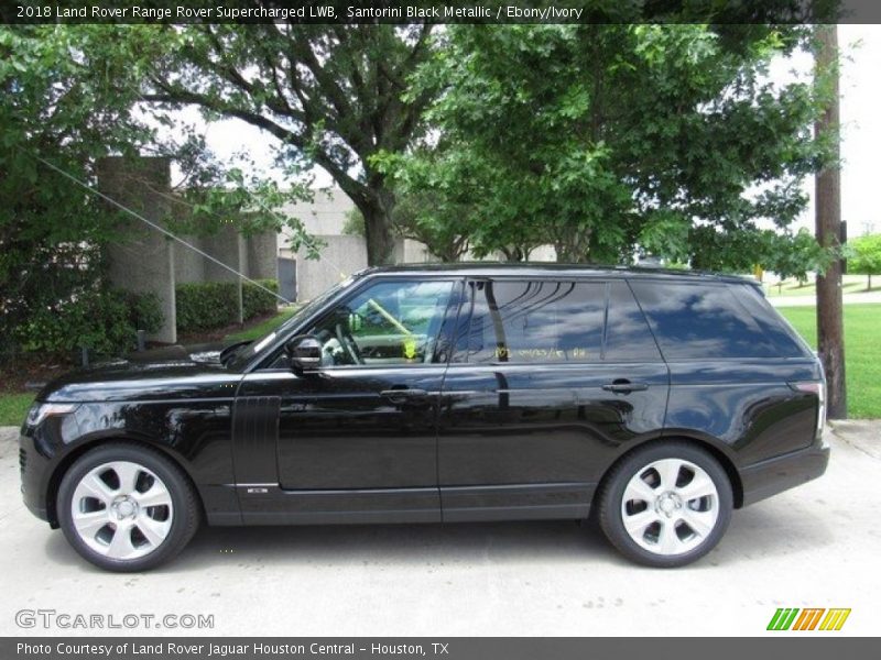 Santorini Black Metallic / Ebony/Ivory 2018 Land Rover Range Rover Supercharged LWB