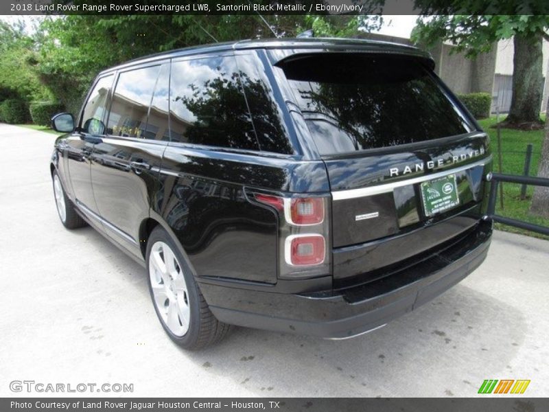 Santorini Black Metallic / Ebony/Ivory 2018 Land Rover Range Rover Supercharged LWB