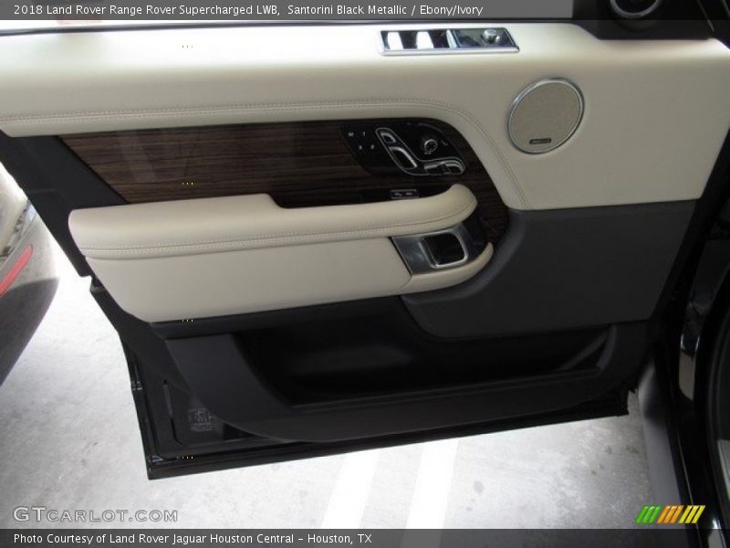 Santorini Black Metallic / Ebony/Ivory 2018 Land Rover Range Rover Supercharged LWB