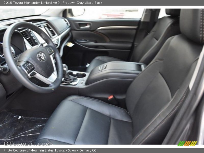 Predawn Gray Mica / Black 2018 Toyota Highlander Limited AWD