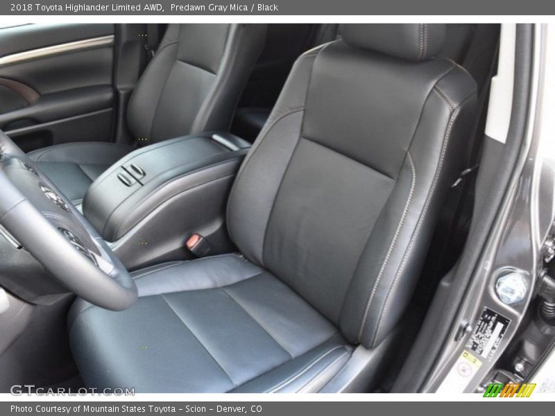 Predawn Gray Mica / Black 2018 Toyota Highlander Limited AWD
