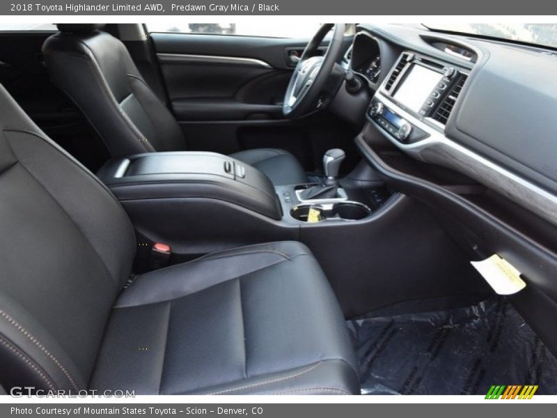 Predawn Gray Mica / Black 2018 Toyota Highlander Limited AWD