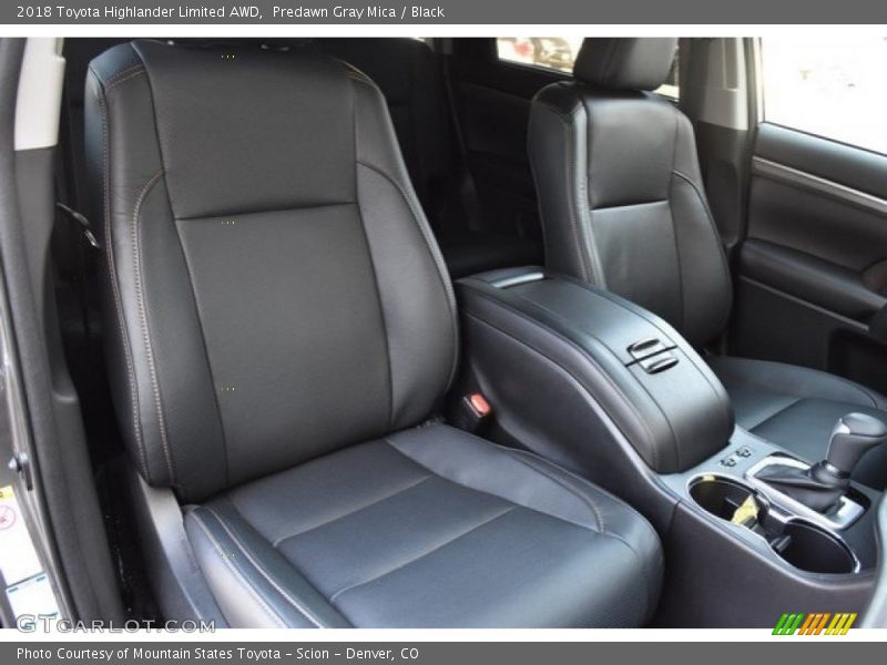 Predawn Gray Mica / Black 2018 Toyota Highlander Limited AWD
