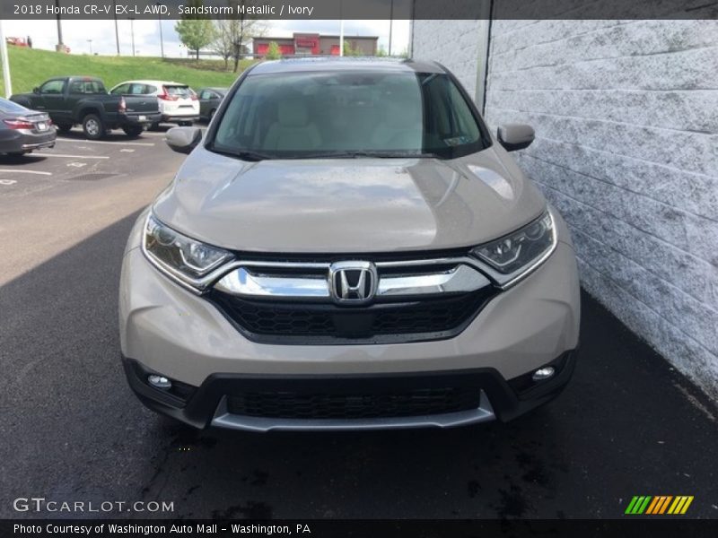 Sandstorm Metallic / Ivory 2018 Honda CR-V EX-L AWD