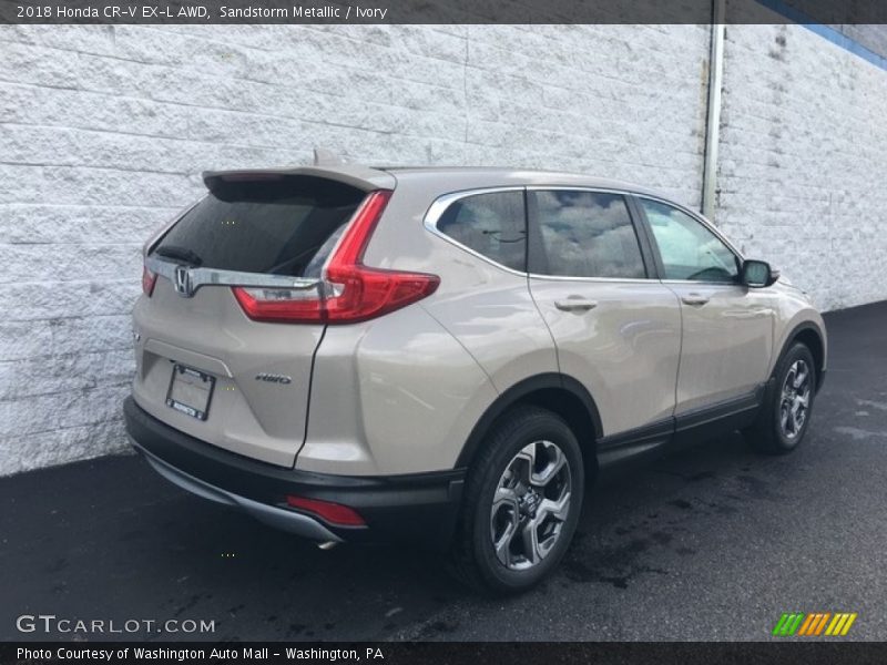 Sandstorm Metallic / Ivory 2018 Honda CR-V EX-L AWD