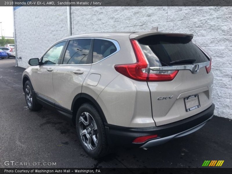 Sandstorm Metallic / Ivory 2018 Honda CR-V EX-L AWD