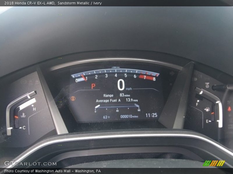 Sandstorm Metallic / Ivory 2018 Honda CR-V EX-L AWD