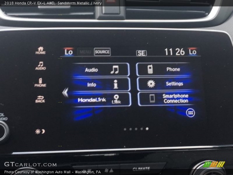 Sandstorm Metallic / Ivory 2018 Honda CR-V EX-L AWD