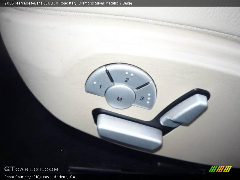 Diamond Silver Metallic / Beige 2005 Mercedes-Benz SLK 350 Roadster