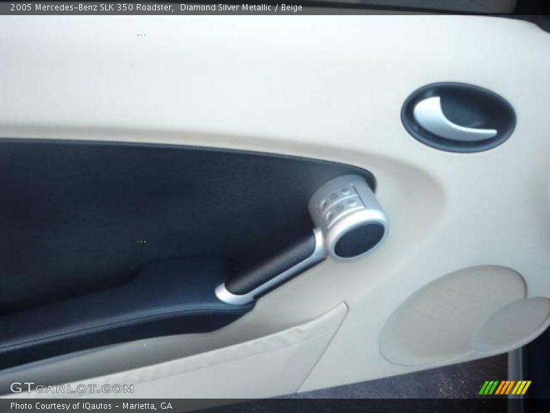 Diamond Silver Metallic / Beige 2005 Mercedes-Benz SLK 350 Roadster