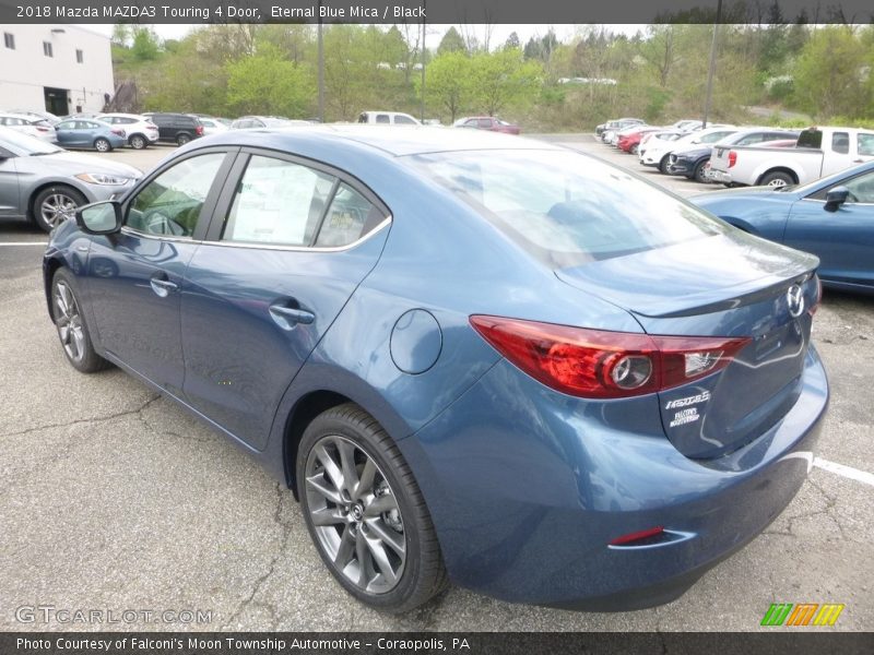 Eternal Blue Mica / Black 2018 Mazda MAZDA3 Touring 4 Door