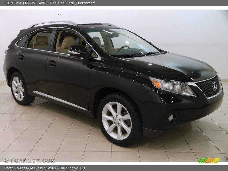 Obsidian Black / Parchment 2011 Lexus RX 350 AWD