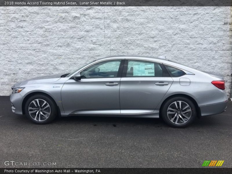 Lunar Silver Metallic / Black 2018 Honda Accord Touring Hybrid Sedan